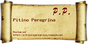 Pitino Peregrina névjegykártya